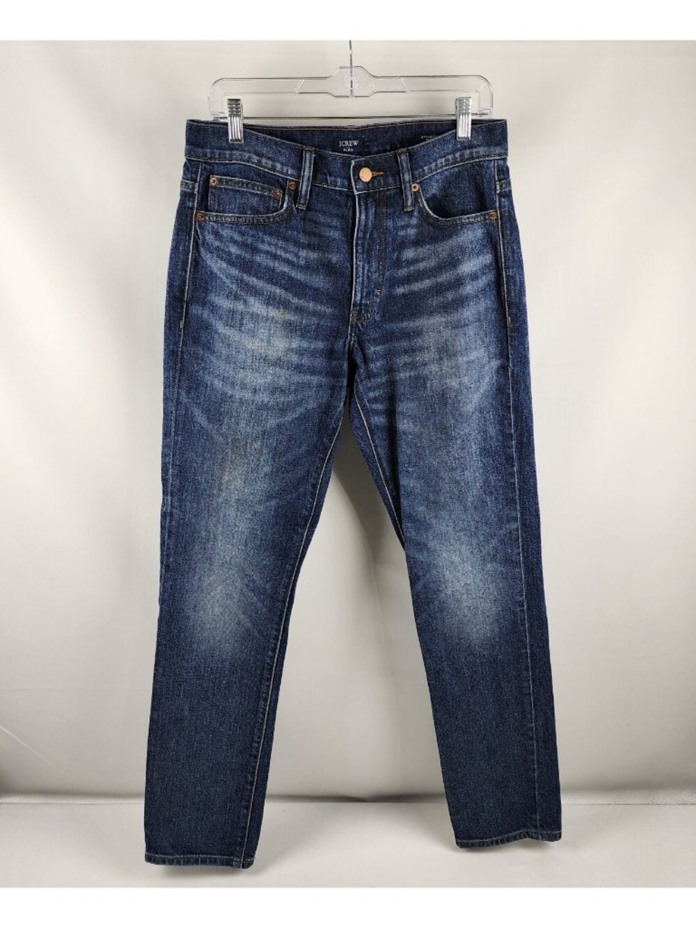 J Crew Jeans Mens 31x31 Blue Flex Athletic Slim Fit Straight Leg Denim